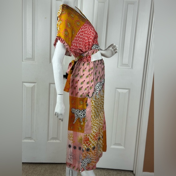 AshA eleven colorful ruffle sleeves jumper Size Medium. D27 - Picture 14 of 17